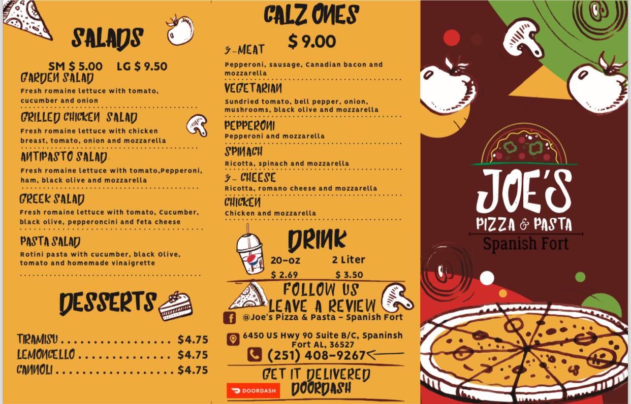 Joe's Pizza and Pasta